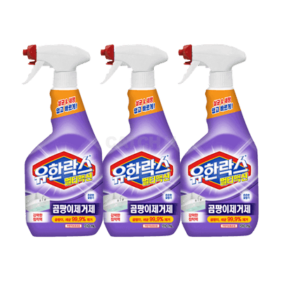 유한락스 멀티액션 곰팡이 제거제, 510ml, 3개