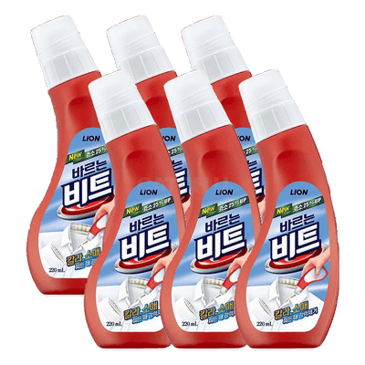 LION 바르는 비트 찌든 때 전용 부분세척제, 220ml, 6개