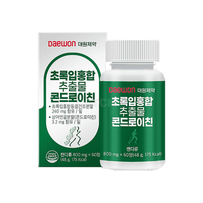 대원제약 초록입홍합추출물콘드로이친 800mg x 60정