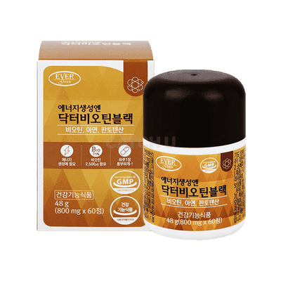 에버그린 에너지 생성엔 닥터비오틴블랙 800mg x 60정
