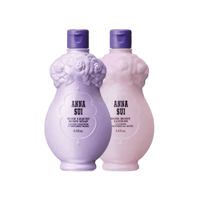 안나수이 로즈 바디 로션 & 워시 세트