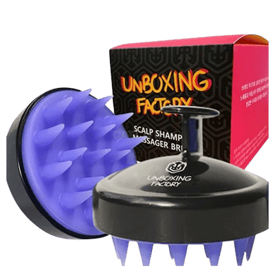 언박싱팩토리 밸런스 두피 클린 실리콘 브러쉬