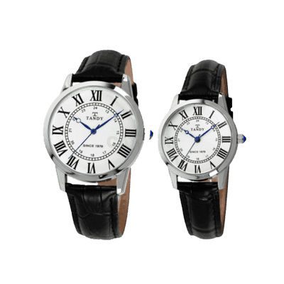 탠디 클래식 커플 가죽 손목시계 1714 남녀 택1