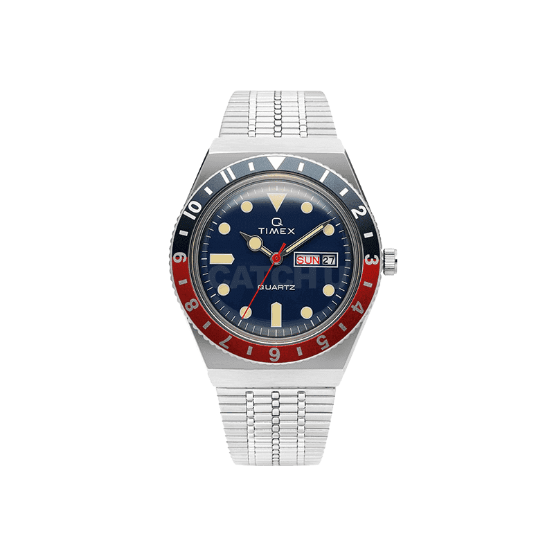 타이맥스 TW2T80700 큐타이맥스 펩시 복각판 레트로 메탈시계