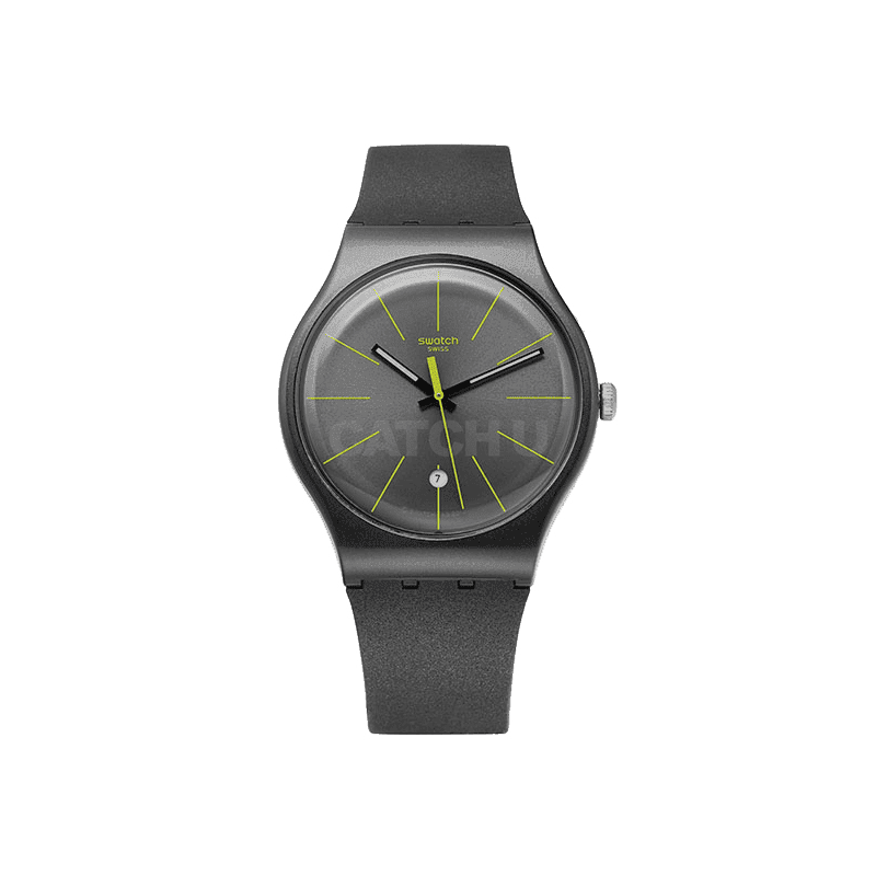 스와치 SUOB404 Swatch Essentials CHARCOLAZING 우레탄시계