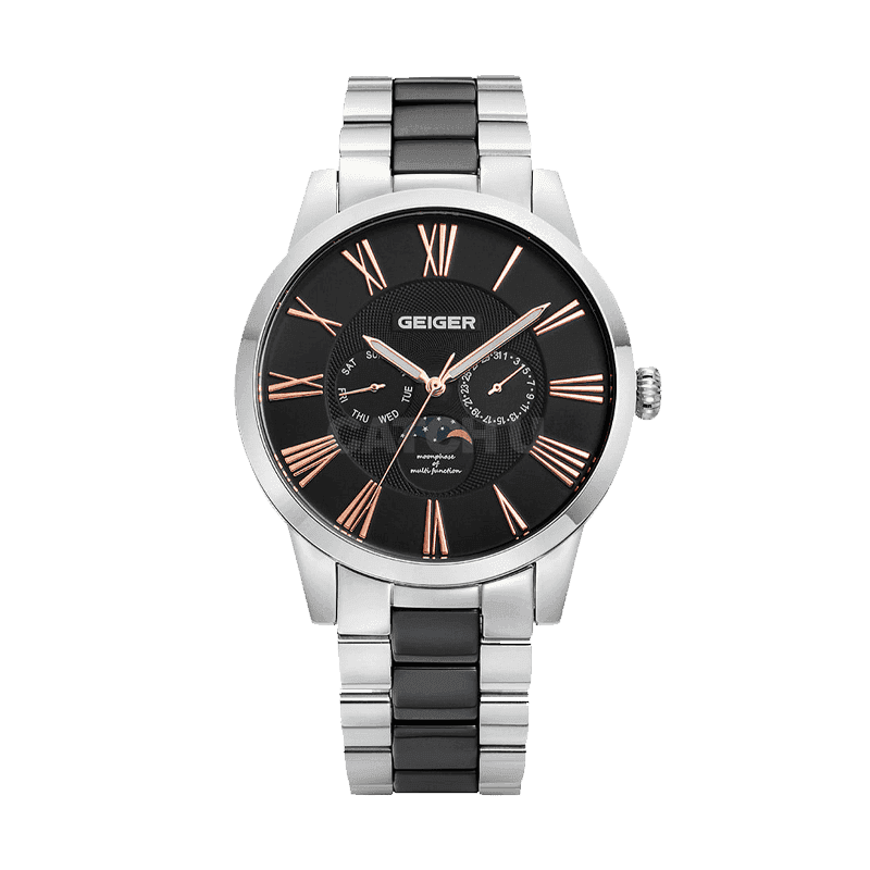 가이거 GE8024WB 문페이즈 세라믹 멀티44mm [공식본사정품]