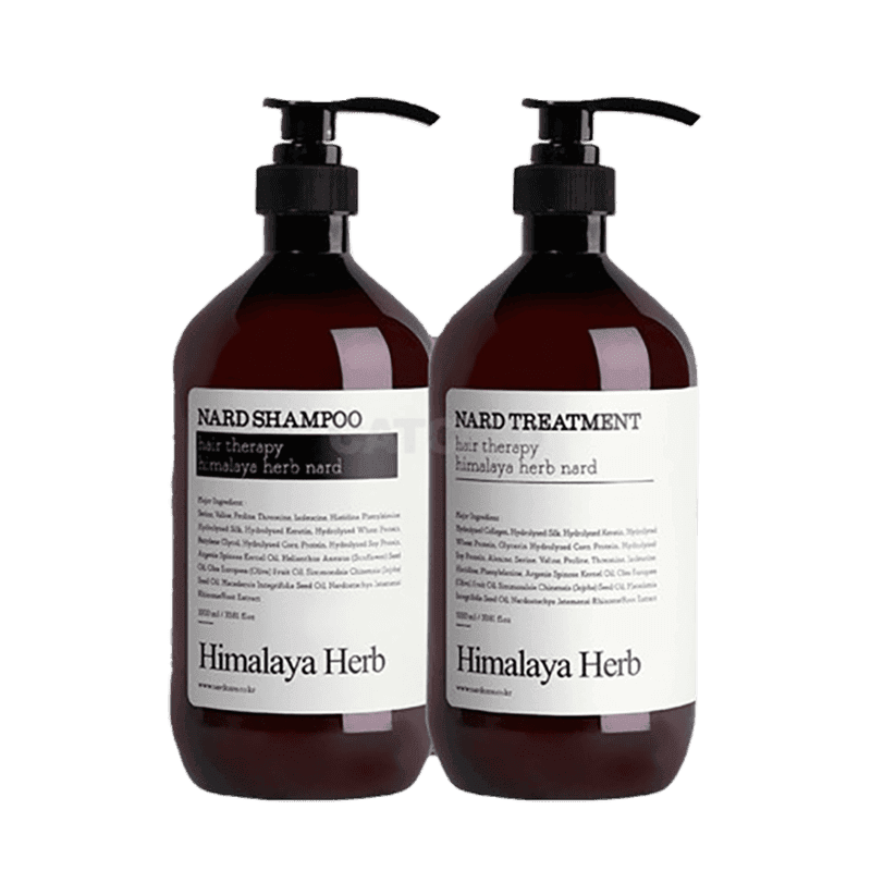 나드 히말라야 허브 나드 샴푸 1L + 트리트먼트 1L 선물세트, 1세트