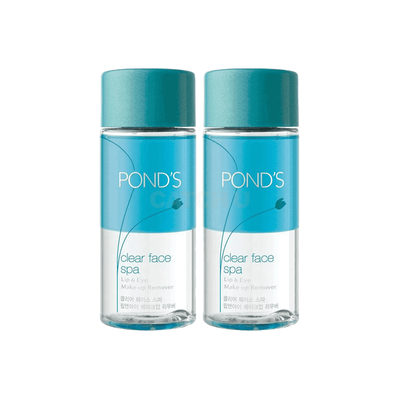 폰즈 클리어 훼이스 스파 립 앤 아이 리무버, 120ml, 2개