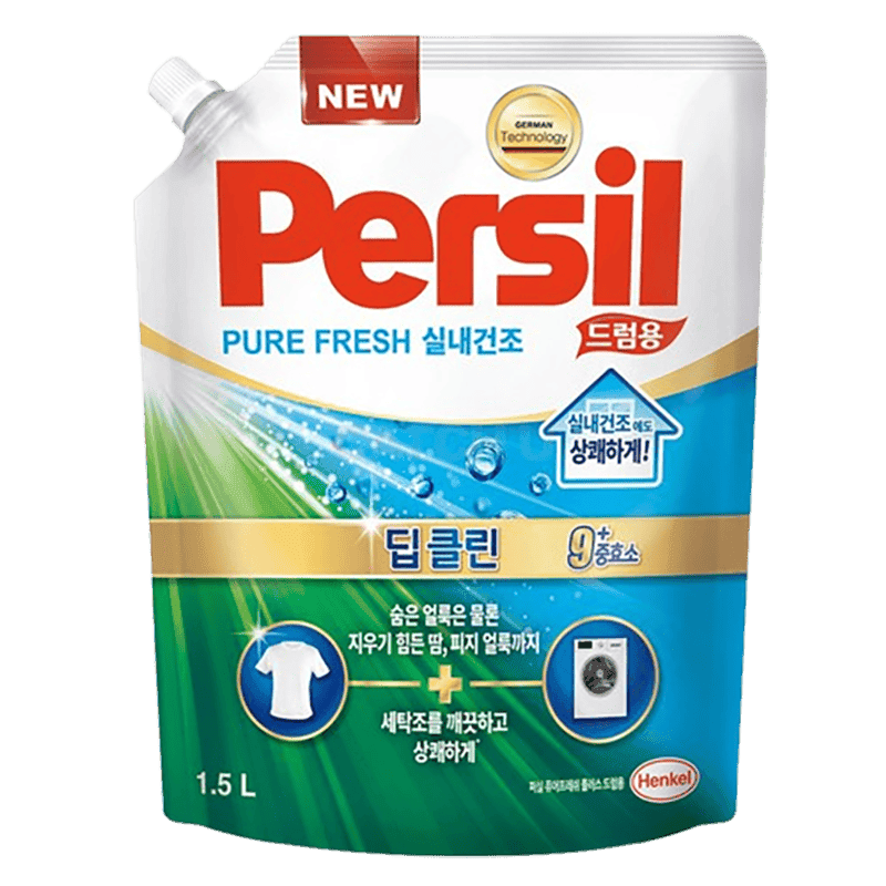 퍼실 퓨어프레쉬 9중효소 실내건조 드럼용, 1.5L, 1개