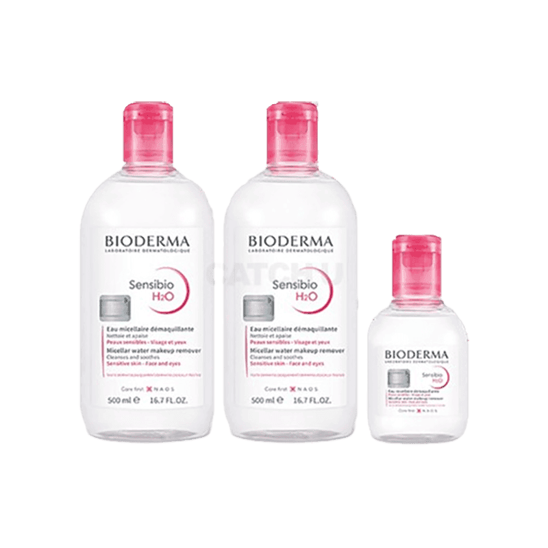 바이오더마 센시비오 클렌징 H2O 500ml x 2p + 100ml, 1세트