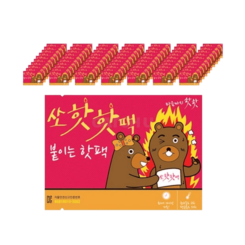 쏘핫 붙이는 핫팩 일반 40g, 100개