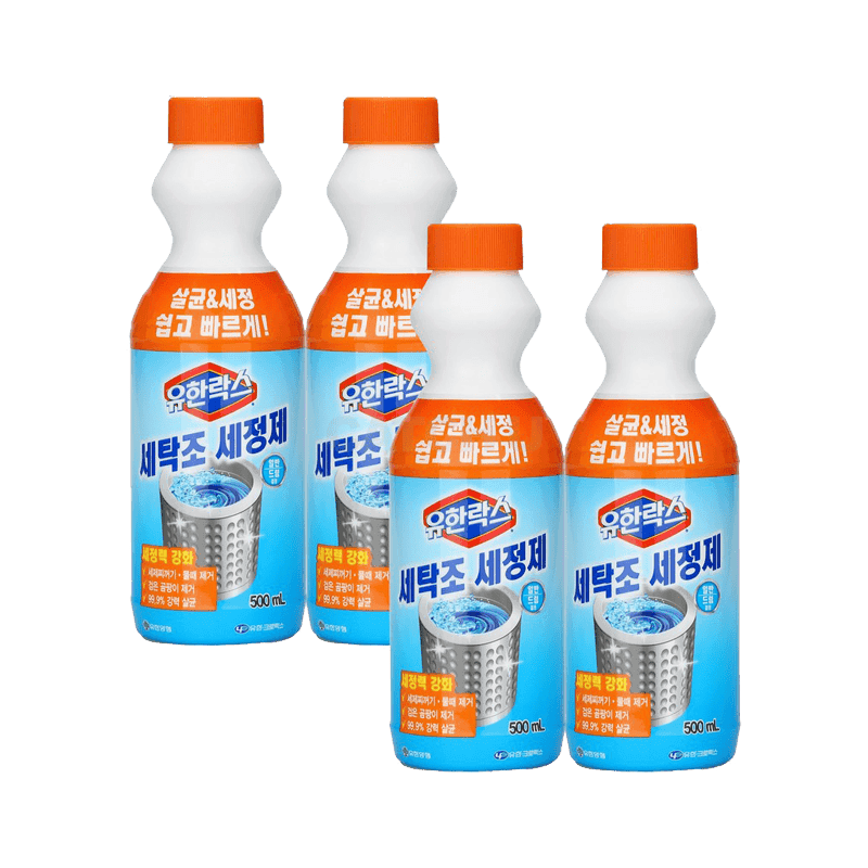[캐치딜 전용] 유한락스 세탁조 세정제, 500ml, 4개