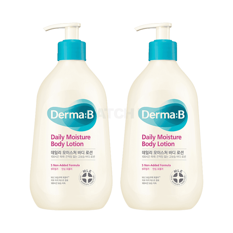 더마비 데일리 모이스처 바디로션, 400ml, 2개