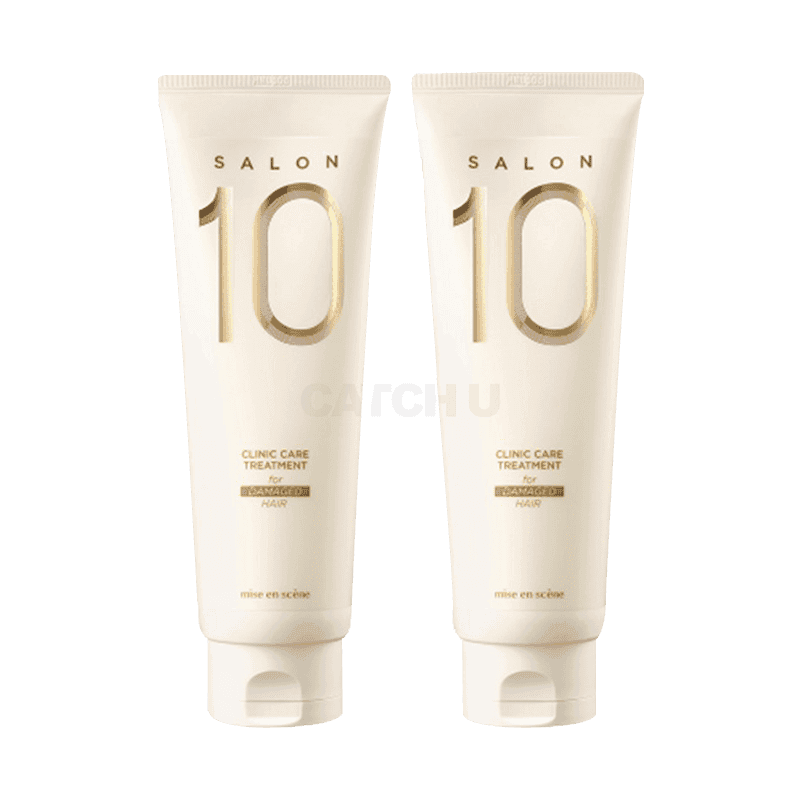 미쟝센 살롱 10 헤어트리트먼트 손상모발용, 250ml, 2개