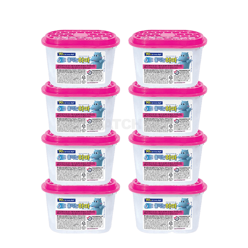 물먹는하마 제습제 옷장용, 300g, 8개