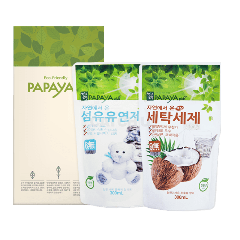 파파야플러스 친환경세제세트2종