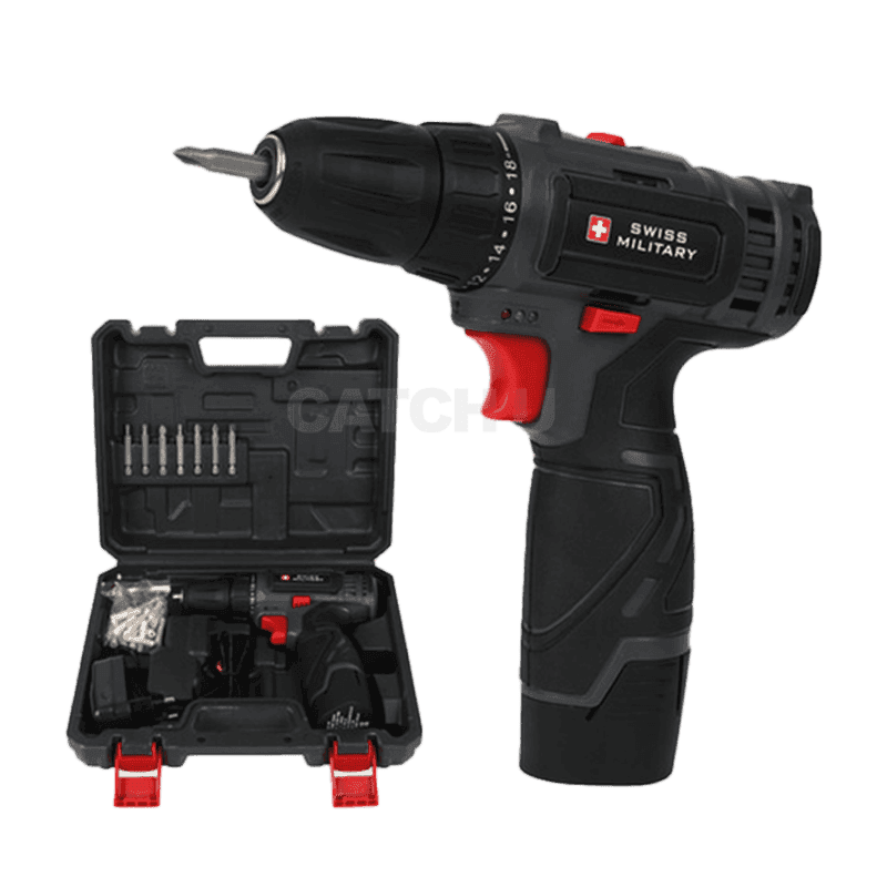 스위스밀리터리 리튬 12V MAX 전동드릴 (건타입)