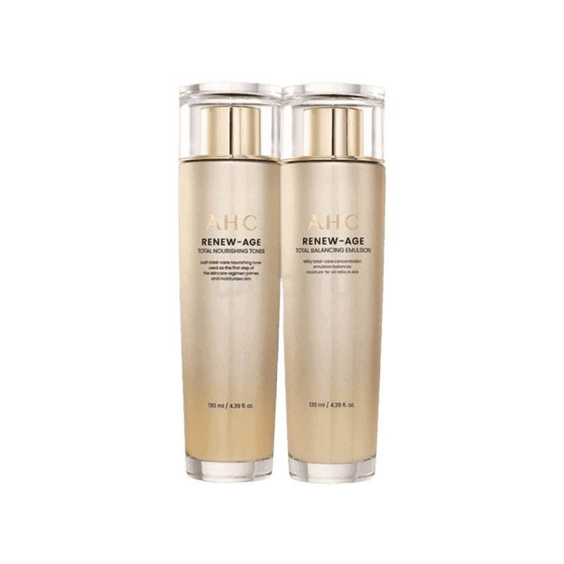 AHC 리뉴에이지 토너 130ml +로션 130ml