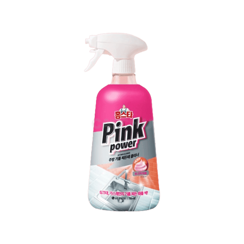 LG생활건강 홈스타 핑크파워 주방 기름 찌든때 클리너 750ml 1개
