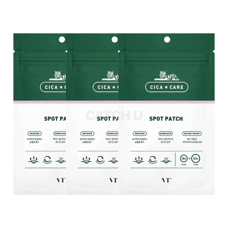 VT코스메틱 트러블 여드름패치 VT 시카 스팟 패치 (48매입 총 144개)