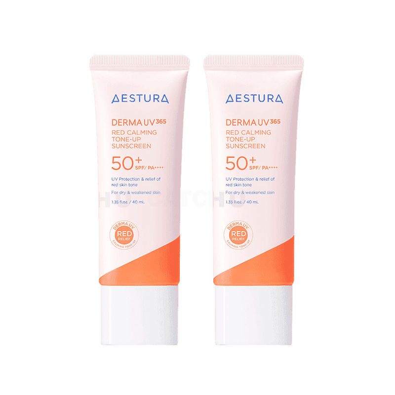 에스트라 더마UV365 톤업 선크림 40ml x 2개 SPF 50+/ PA++++