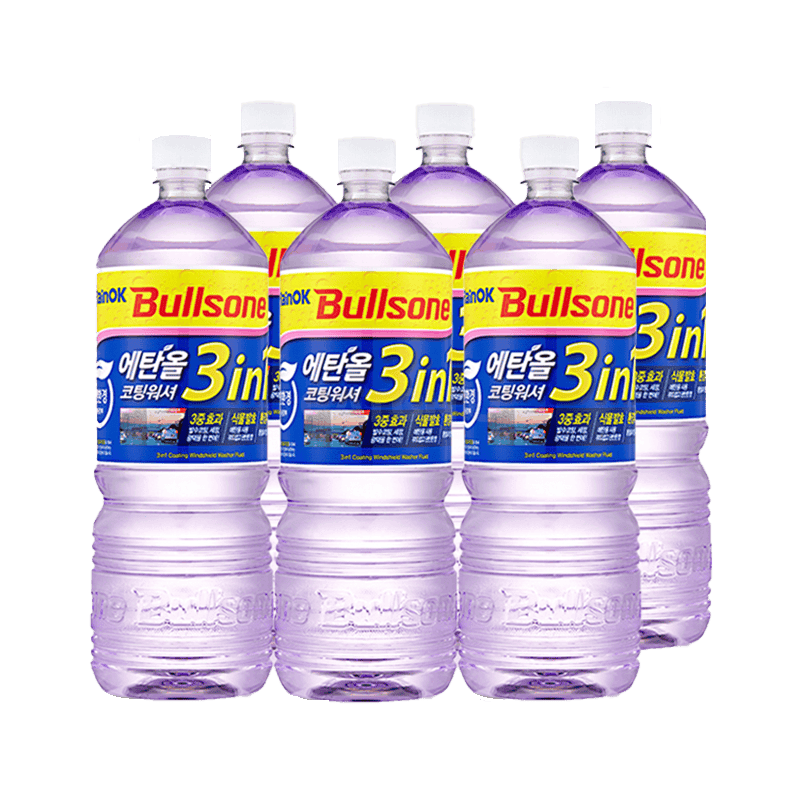 불스원 레인OK 에탄올 3in1 코팅 워셔액 1800ml 6개입