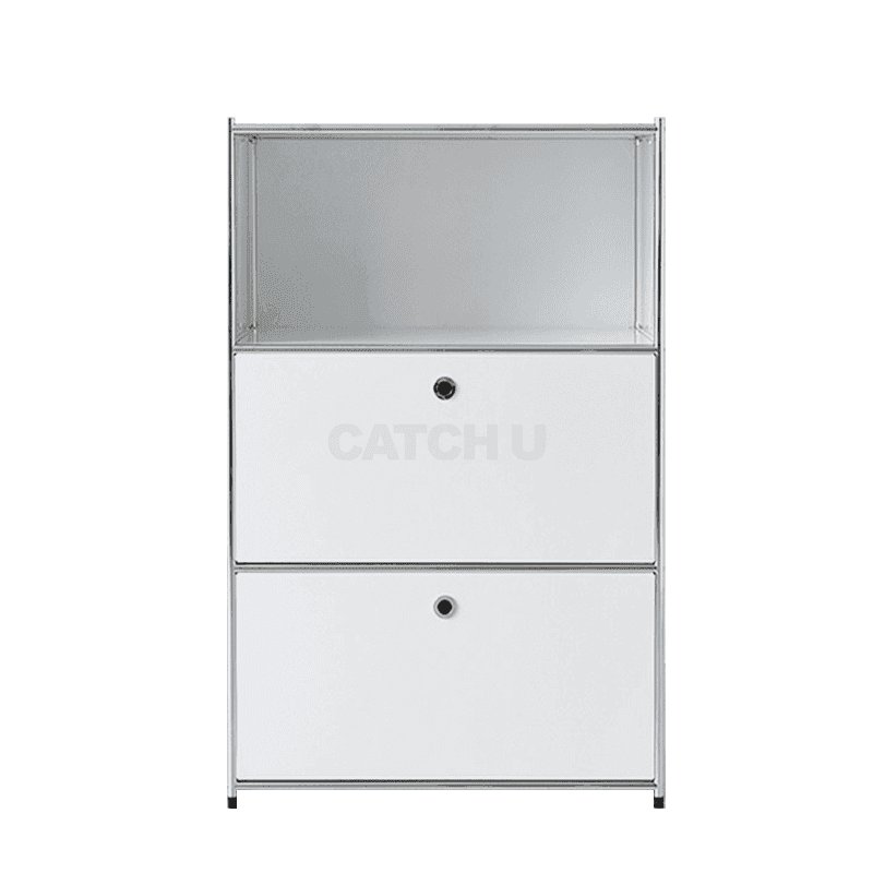 마켓비 SIMPLIE 3단 수납장 BC262 퓨어화이트 2671.4296