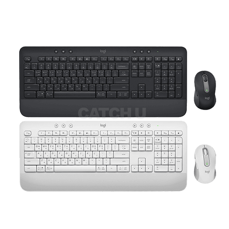 로지텍 SIGNATURE MK650 무선 키보드 마우스 세트 (그래파이트/오프화이트)