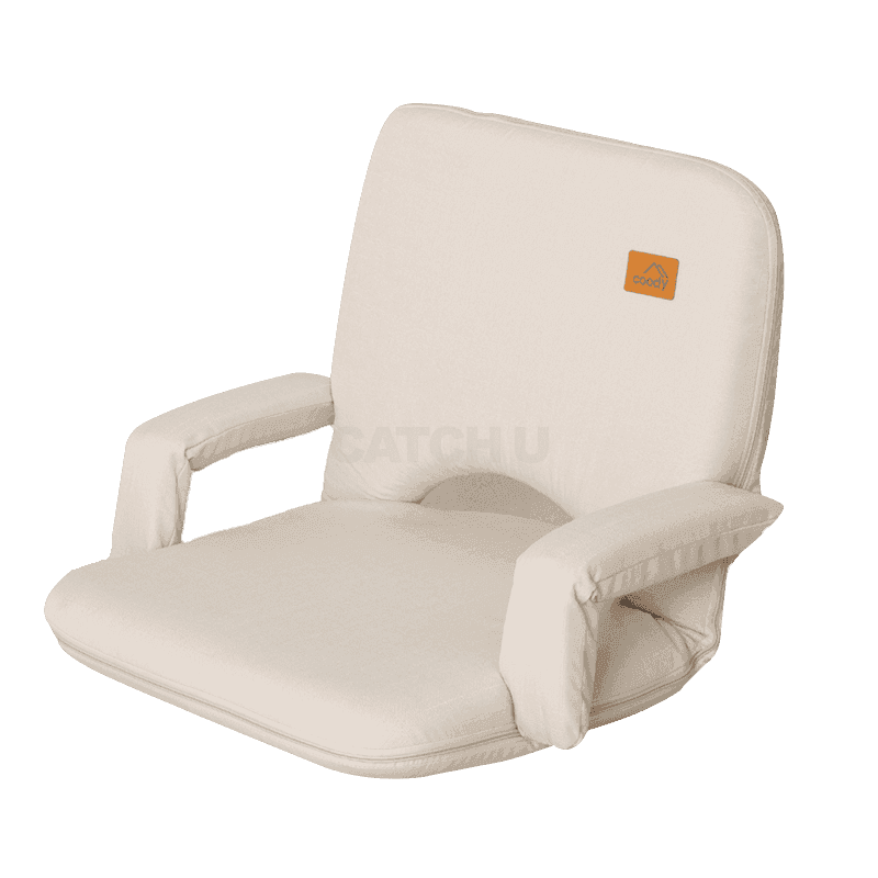 쿠디 좌식의자 앉은뱅이 접이식 등받이 의자