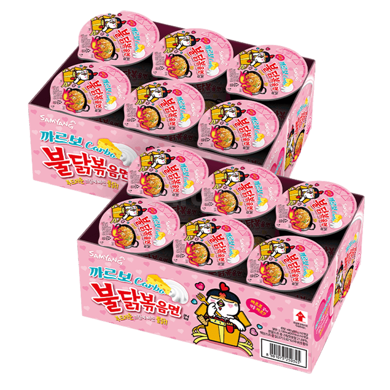 삼양 [12개] 까르보불닭볶음면 작은컵 80g x 12개