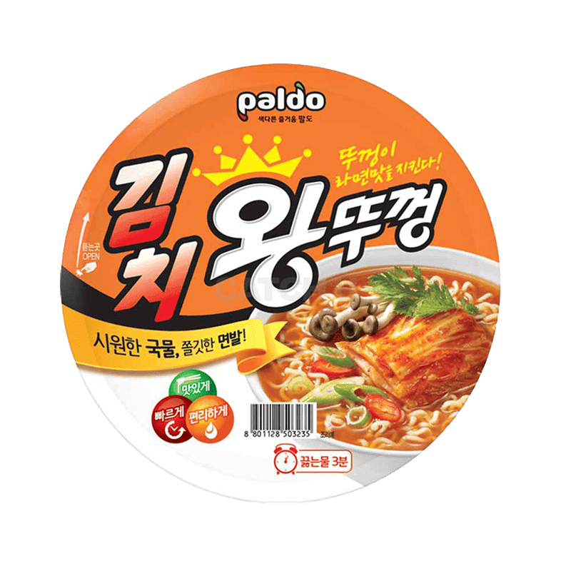 팔도 [18개] 김치왕뚜껑 110g 18개