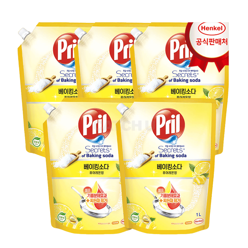 헨켈 프릴 베이킹소다 레몬향 주방세제 1LX5개