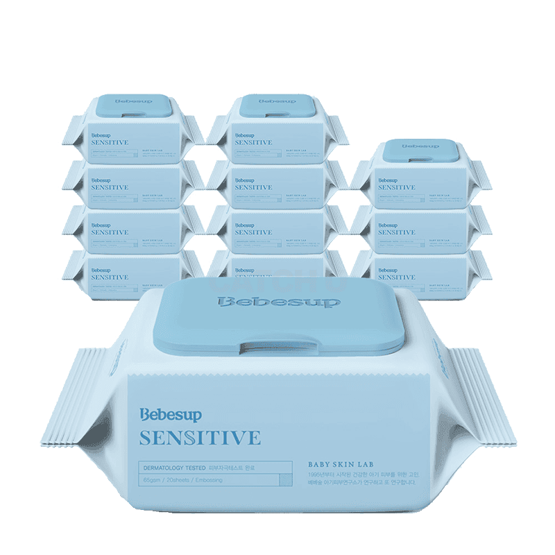 베베숲 센시티브 20매 휴대 캡 12팩