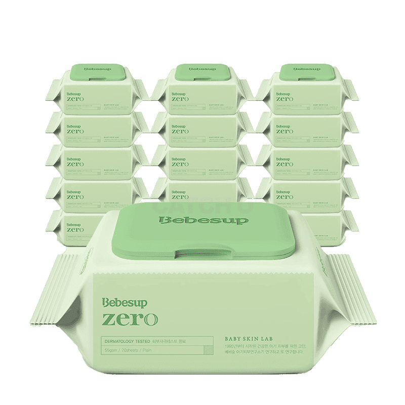 베베숲 제로 플레인 20매 휴대 캡 16팩