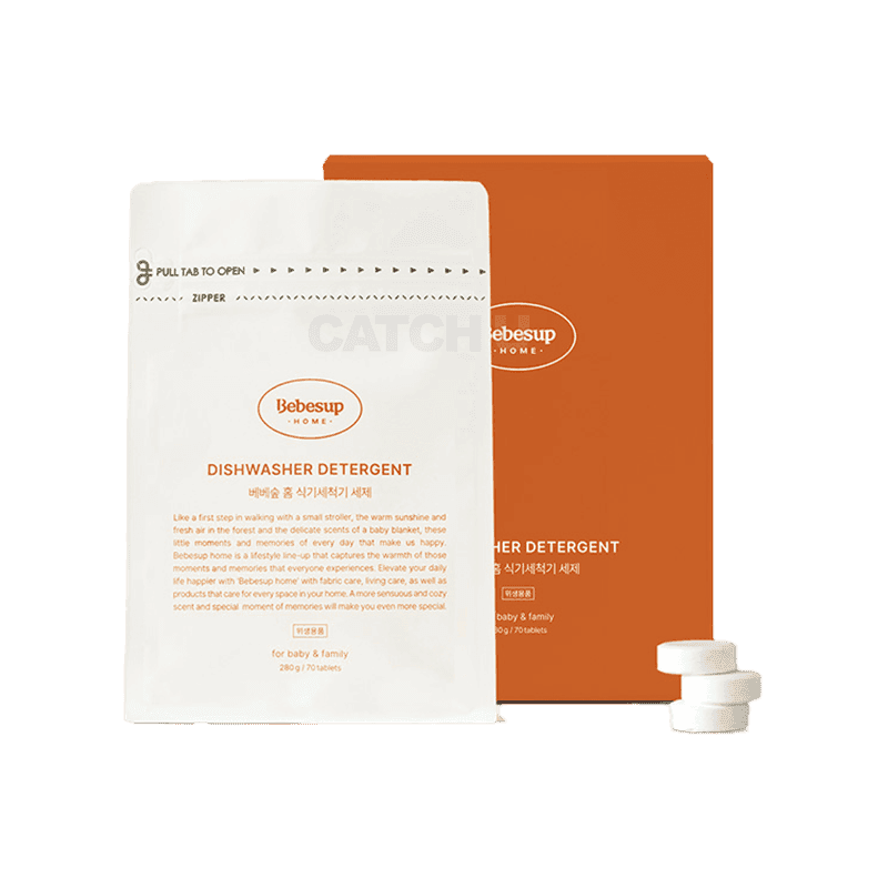 베베숲 홈 식기세척기 세제 70개입