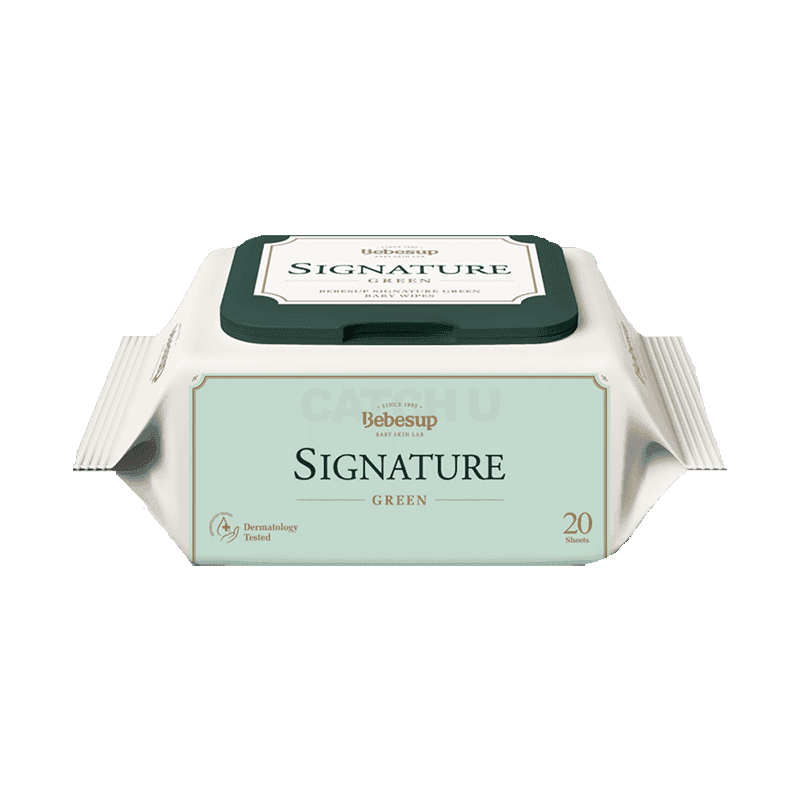 베베숲 시그니처 그린 20매 휴대 12팩 캡