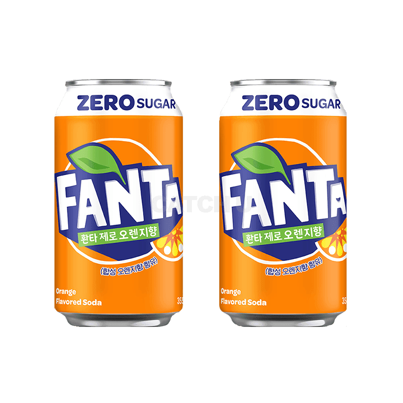 코카콜라 [24개] 환타 오렌지 제로 CAN 355ml 24개