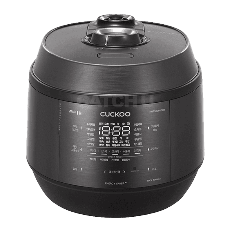 쿠쿠 트윈프레셔 10인용 IH전기압력밥솥 루미블랙 CRP-KHTS1060FLB