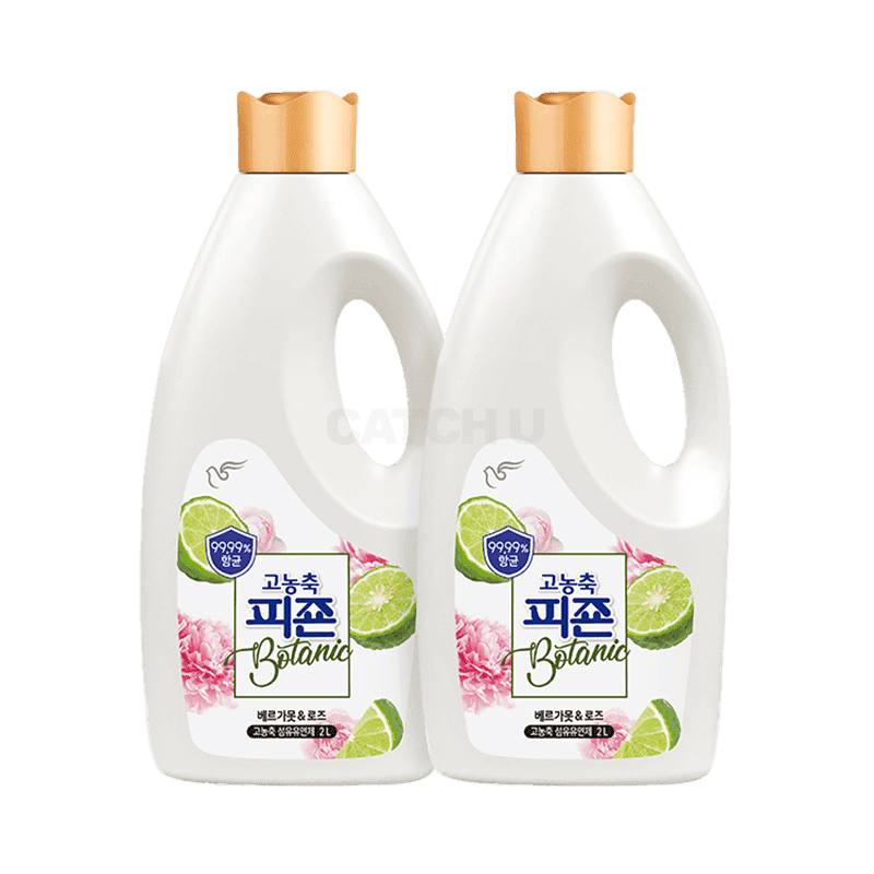 피죤 고농축 항균 보타닉 섬유유연제 2L X 2개 베르가못로즈