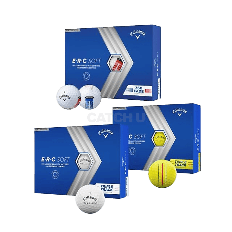 ERC 소프트 트리플트랙 / 360 페이드 3피스 골프공