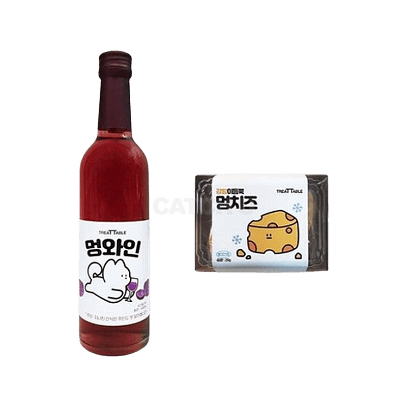 트릿테이블 와인치즈세트 [멍와인 + 멍치즈]