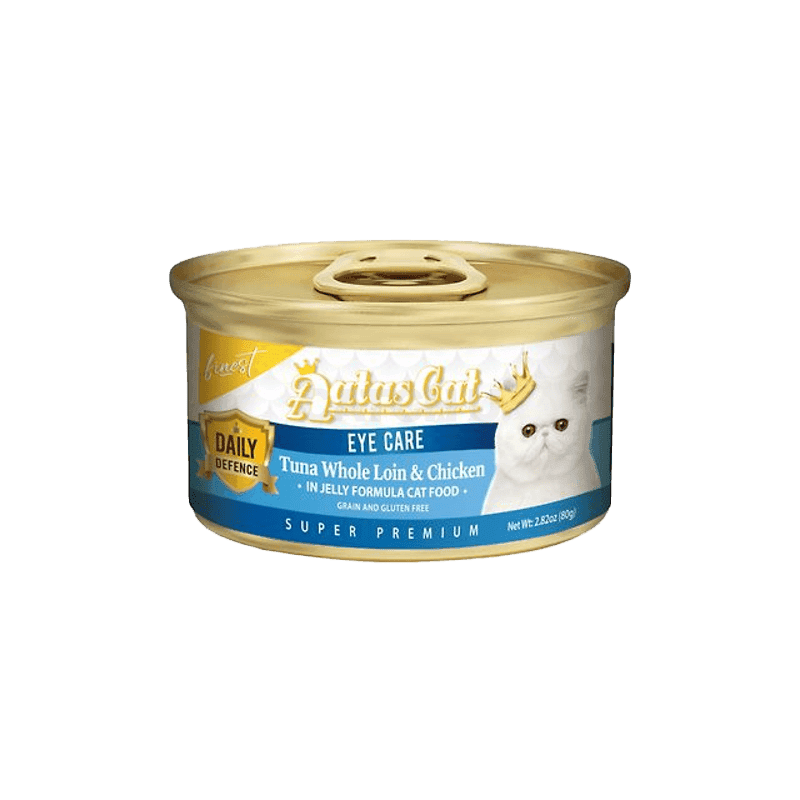 고양이간식 [24개] 아타스캣 로인 데일리디펜서 참치와치킨 아이케어 80g 24개입