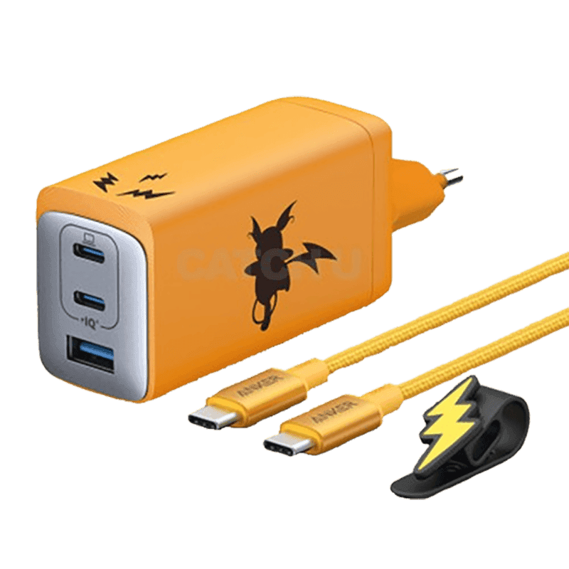 앤커 포켓몬 에디션 120W 3포트 USB C타입 고속충전기 [옵션 랜덤 발송]