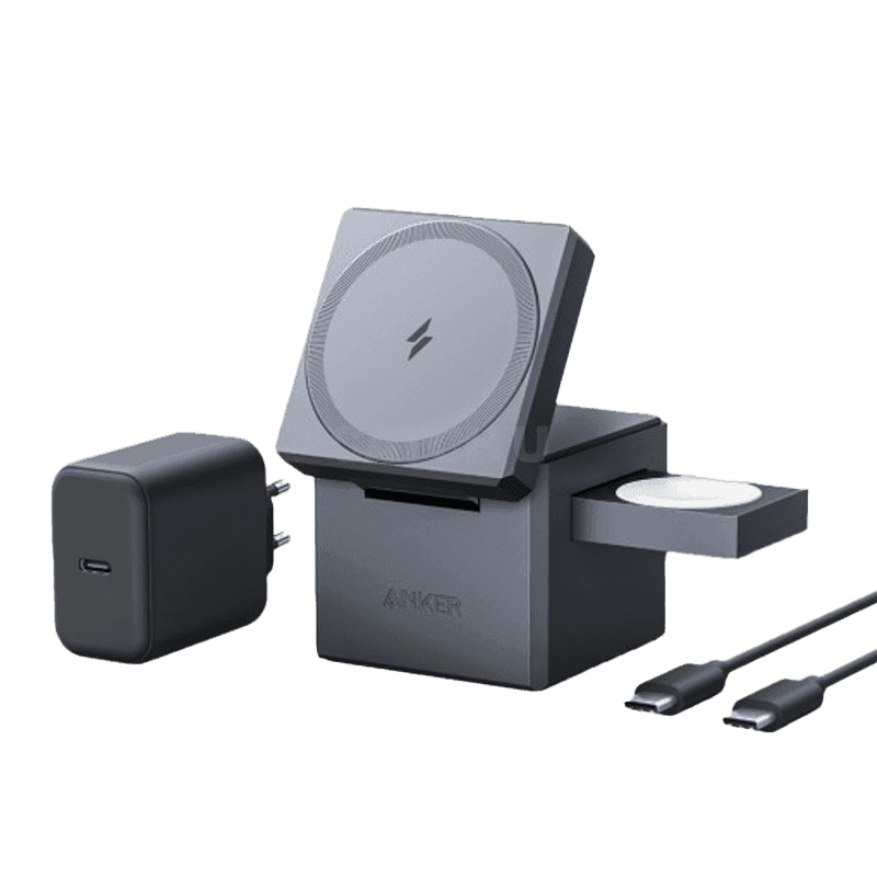 앤커 3 in 1 큐브 맥세이프 올인원 무선충전기 [옵션 랜덤 발송]