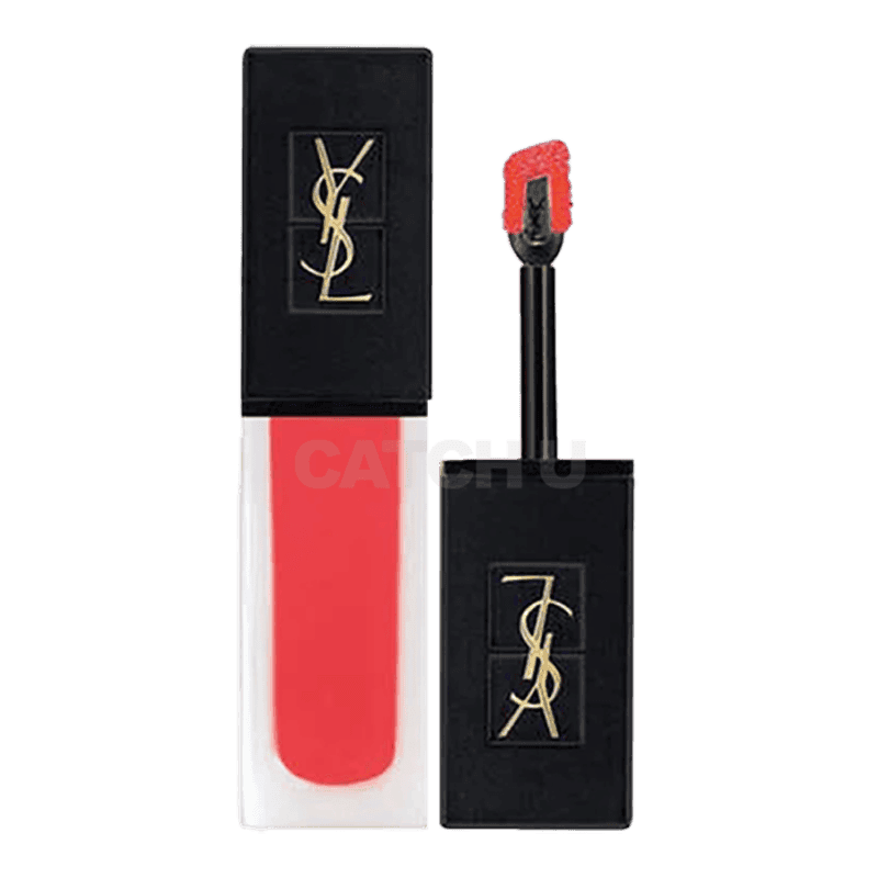 생로랑 따뚜아쥬 꾸뛰르 벨벳 틴트 202 (코랄 심볼 (브라이트 코랄)