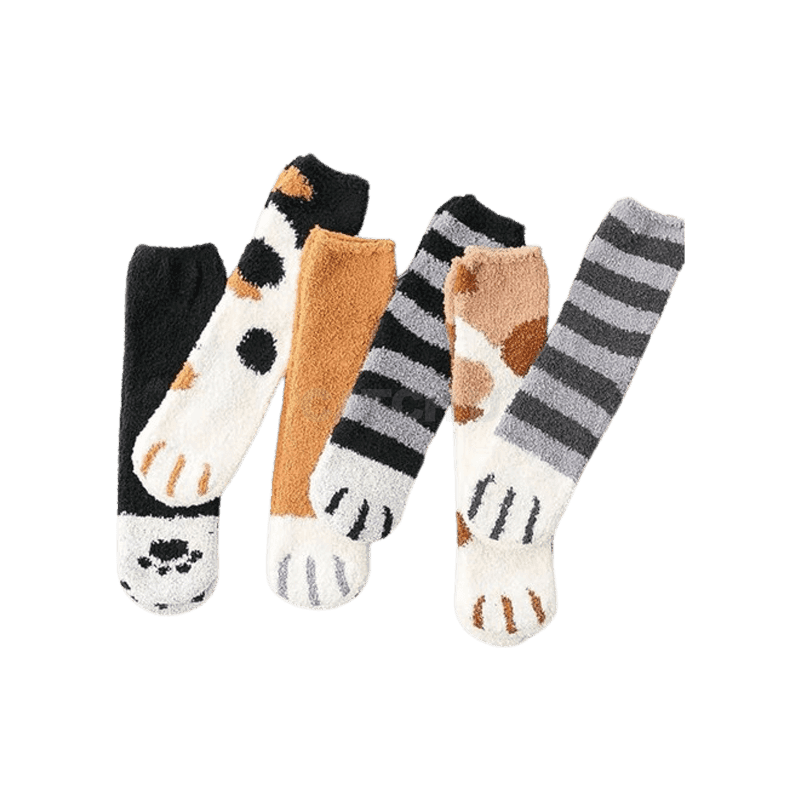 생활용품 고양이 수면양말(5개) 옵션 랜덤 발송