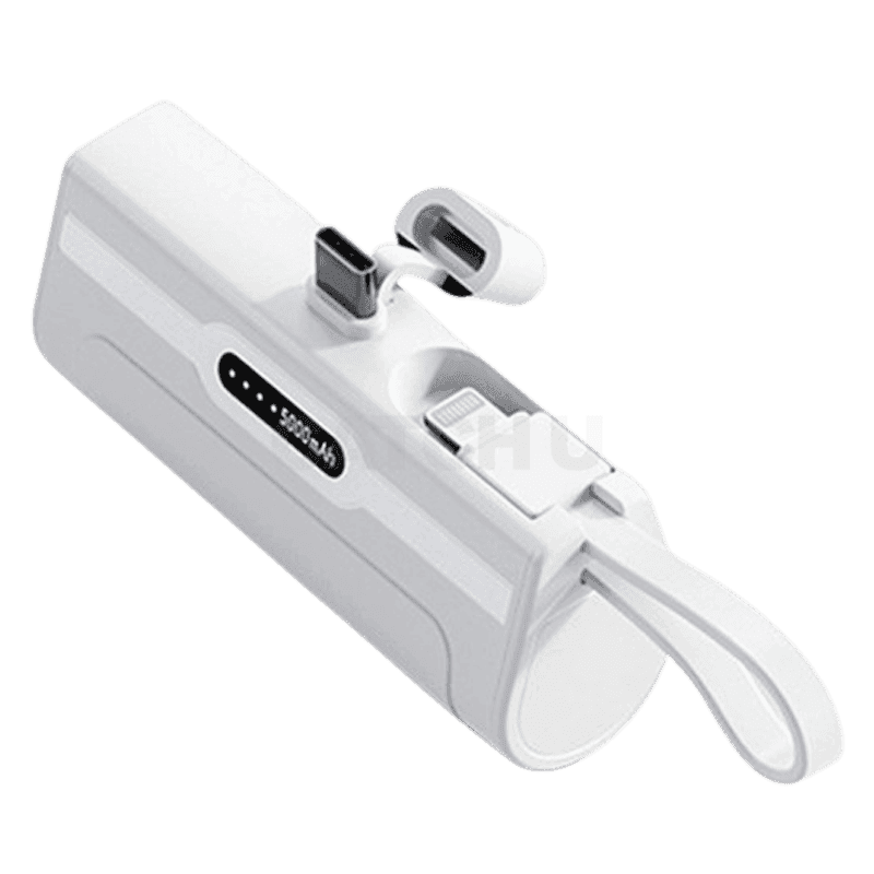 소형가전 2in1 휴대용 고속충전 미니보조배터리 5000mAh