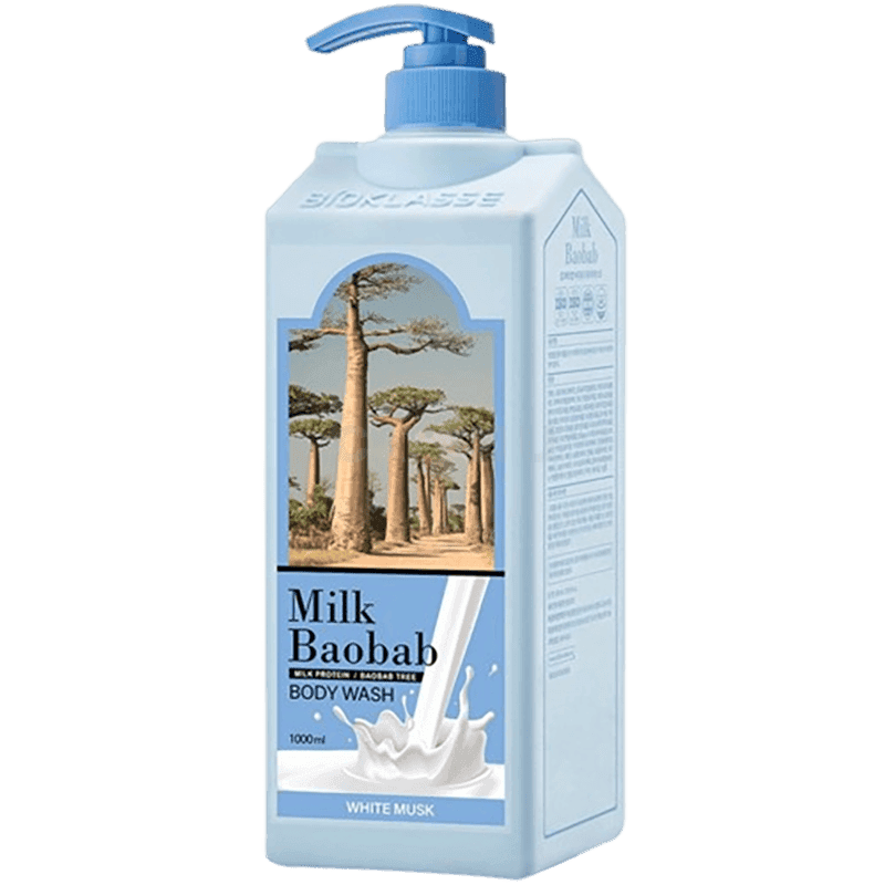 [캐치딜 전용] 밀크바오밥 바디워시 화이트머스크향, 1L, 1개
