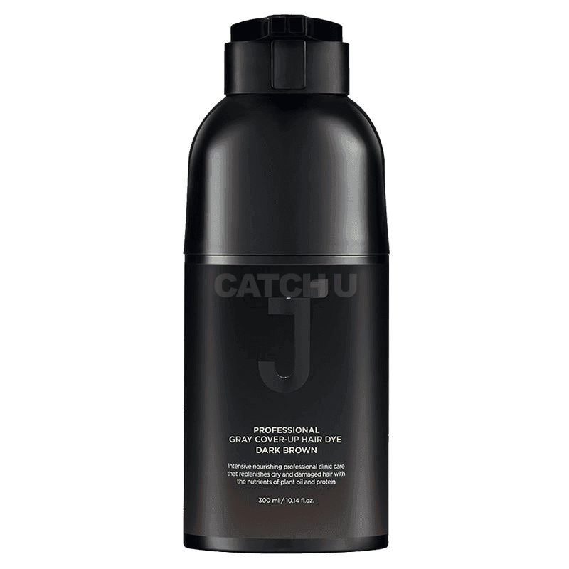 제이숲 프로페셔널 커버업 새치 염색 300ml, 다크 브라운, 1개