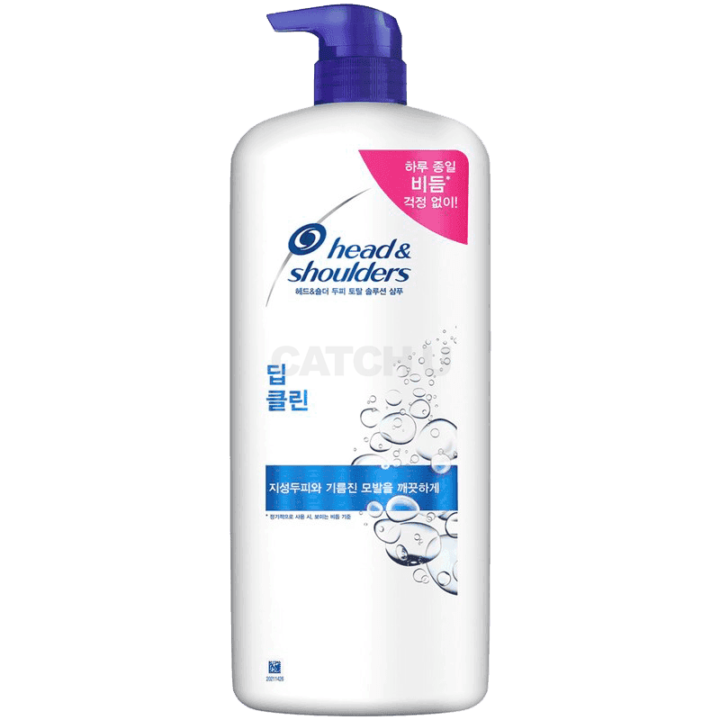 헤드앤숄더 딥 클린 샴푸 시원한 향, 1.2L, 1개